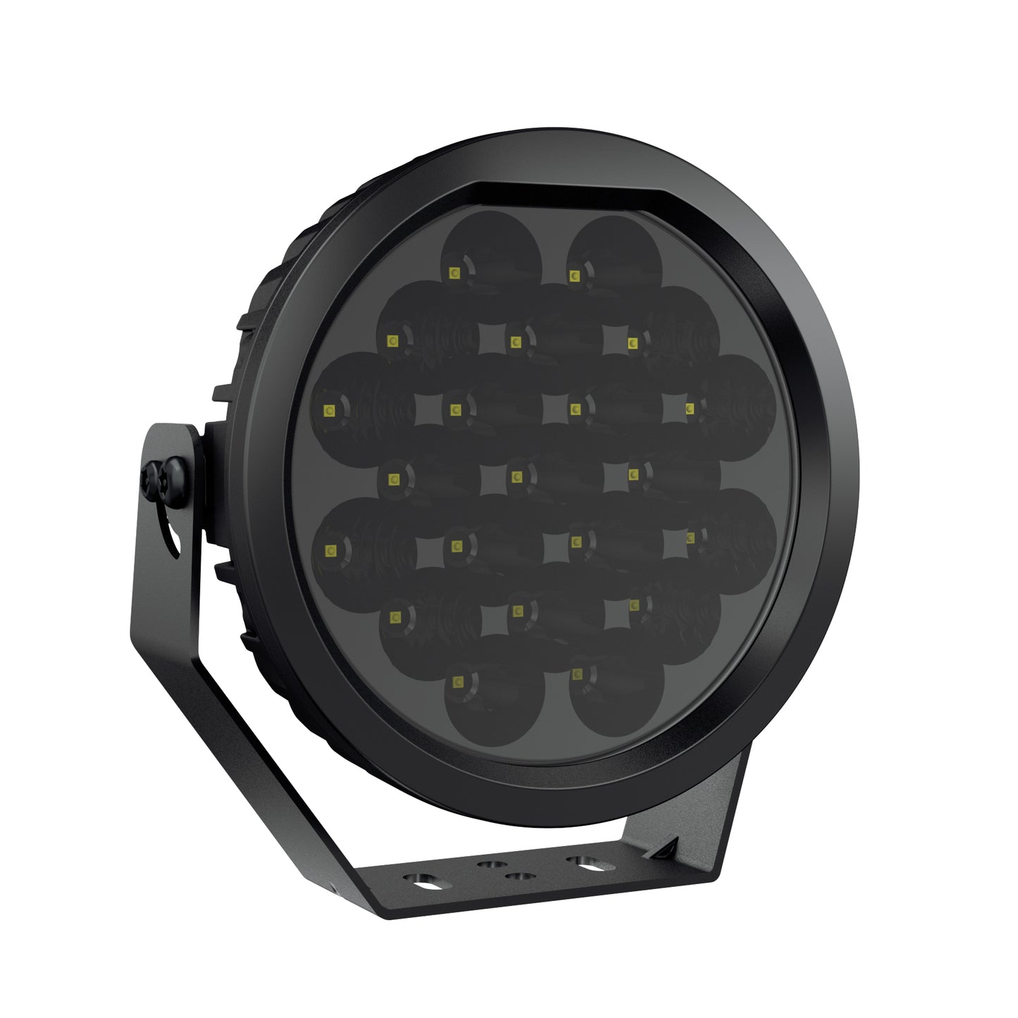 7" Round Driving Light Dark Theme - 2 Light Kit - 48W - SAE Approved
