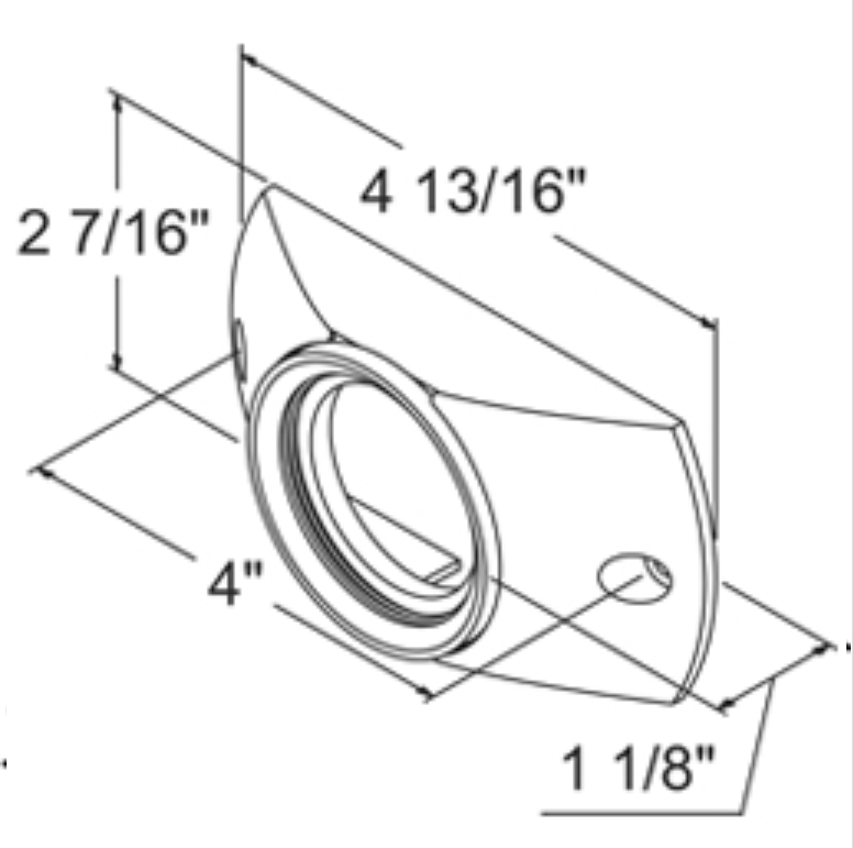 2" Deflector with Grommet