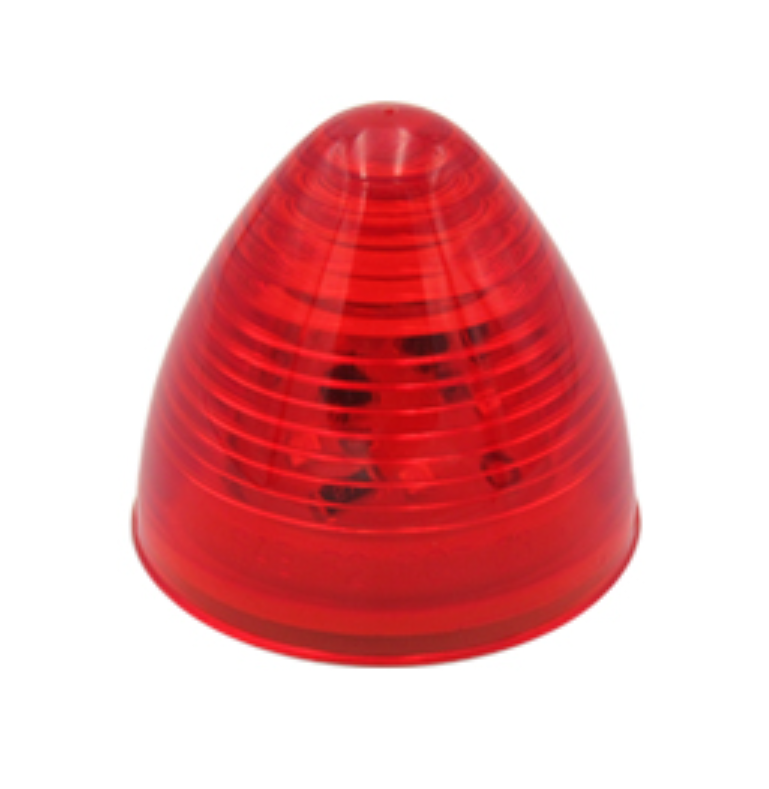 2" Red Beehive Sealed Light - 6 LED