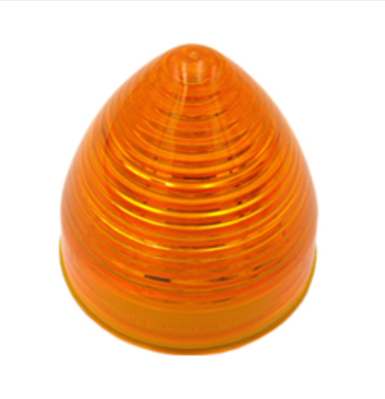 2.5" Amber Beehive Sealed Light - 6 LED