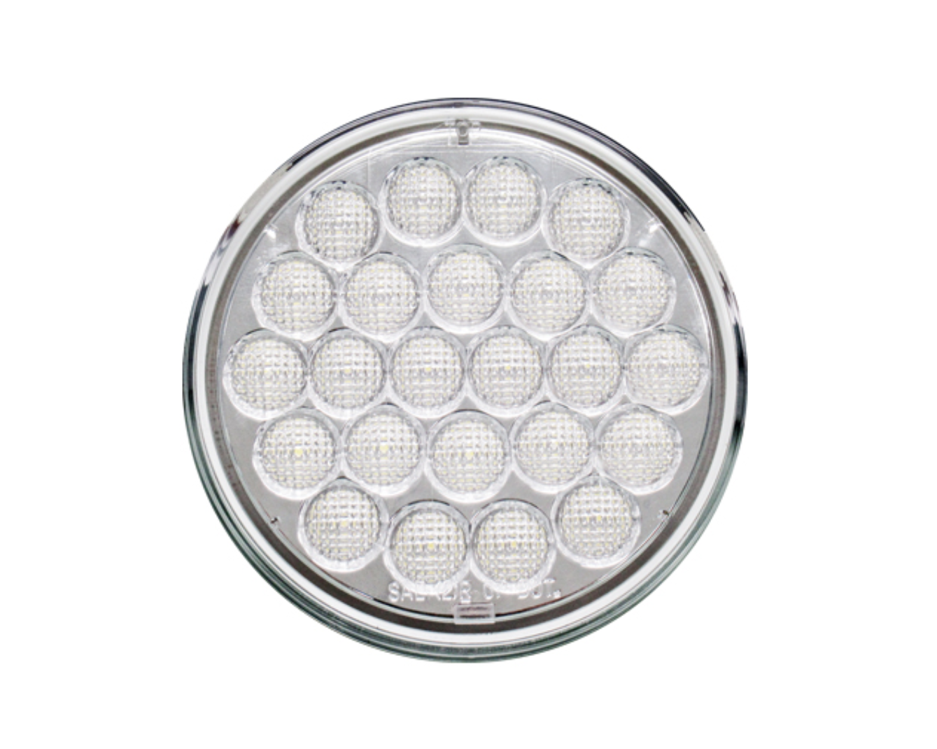 4" Clear Round Sealed Back-up Light - 24 LED