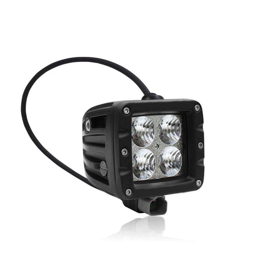 3" Square LED - 40W - 90 Degree Flood