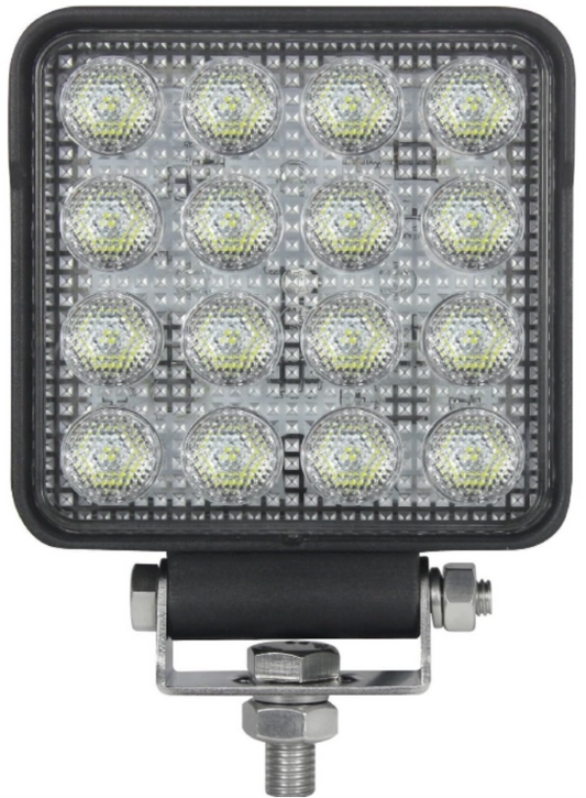 4.2" Square LED - 80W - 30 Degree Flood (E-Mark)