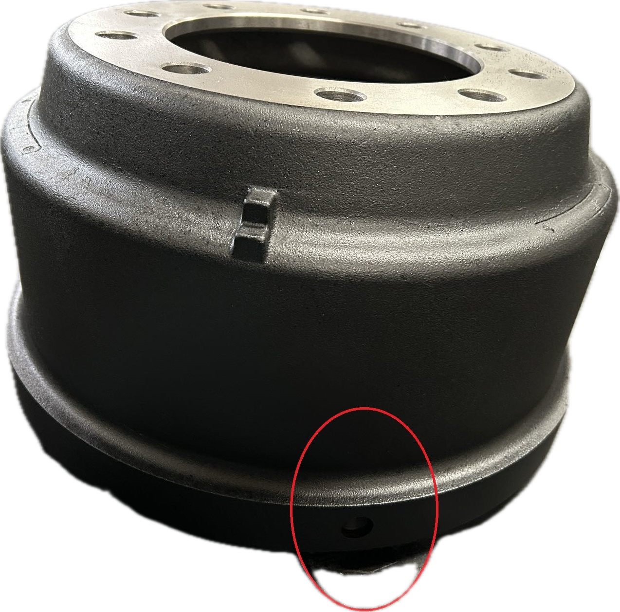 Brake Drum Balanced - 10 Hole Hub Pilot - 8.78 Pilot dia.