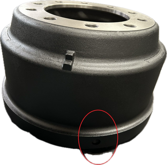 Brake Drum Balanced - 10 Hole Hub Pilot - 8.78 Pilot dia.