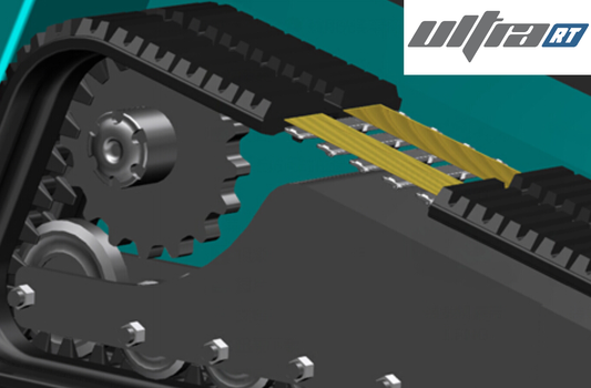Ultra Rubber Tracks - CTL Machines - Off-Set Block Pattern