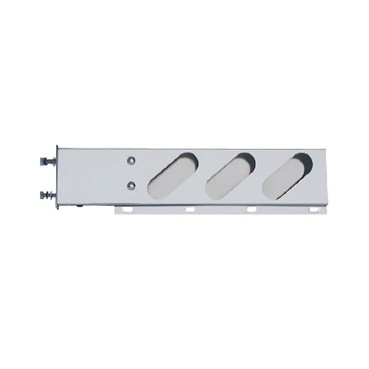 Light Bar Triple Hole 6" Oval - Stainless Steel